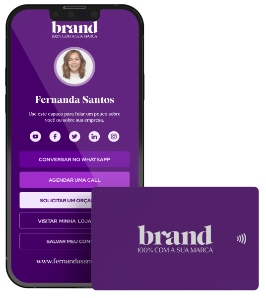 Cartão de Visita Digital NFC